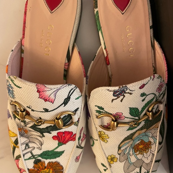 Gucci Floral Mules - Picture 3 of 5
